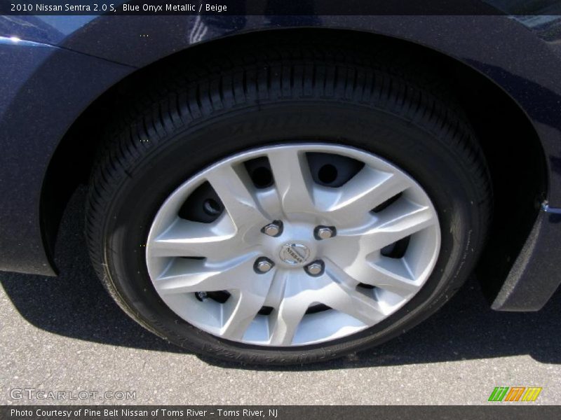 Blue Onyx Metallic / Beige 2010 Nissan Sentra 2.0 S