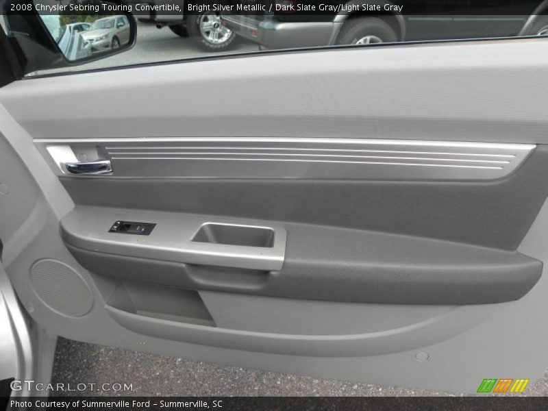 Bright Silver Metallic / Dark Slate Gray/Light Slate Gray 2008 Chrysler Sebring Touring Convertible