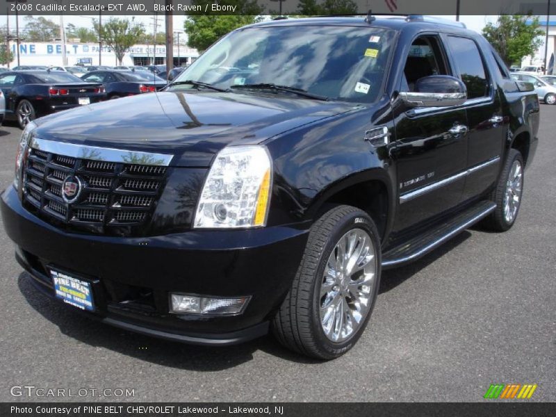 Black Raven / Ebony 2008 Cadillac Escalade EXT AWD