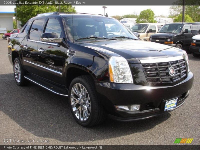 Black Raven / Ebony 2008 Cadillac Escalade EXT AWD