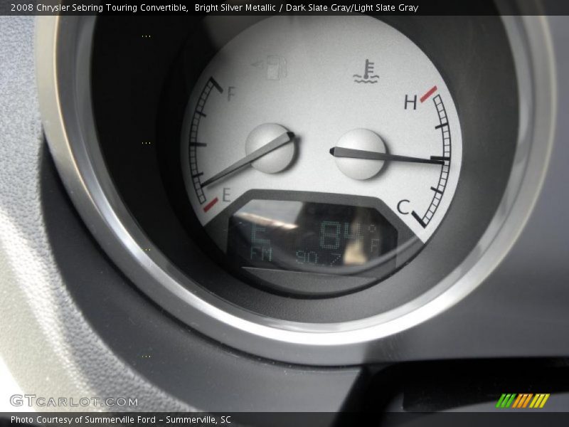 Bright Silver Metallic / Dark Slate Gray/Light Slate Gray 2008 Chrysler Sebring Touring Convertible