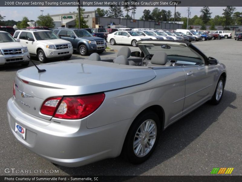 Bright Silver Metallic / Dark Slate Gray/Light Slate Gray 2008 Chrysler Sebring Touring Convertible