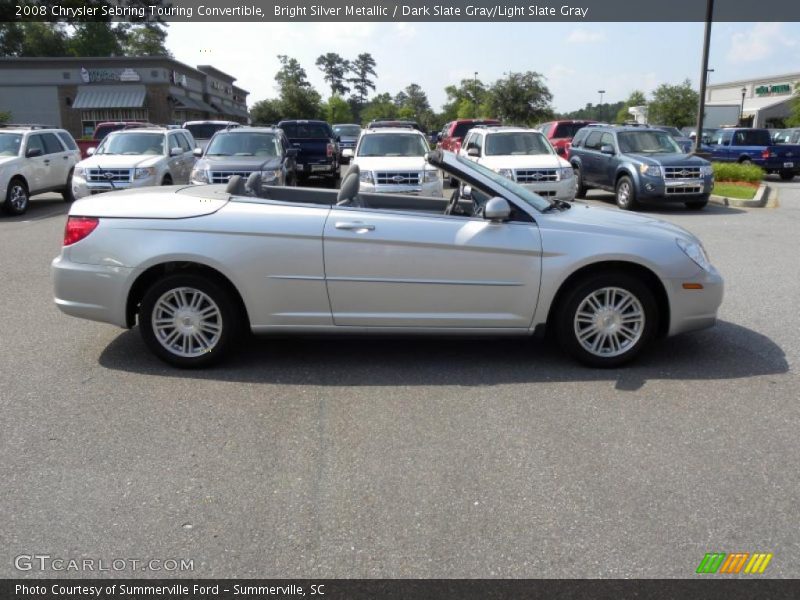 Bright Silver Metallic / Dark Slate Gray/Light Slate Gray 2008 Chrysler Sebring Touring Convertible