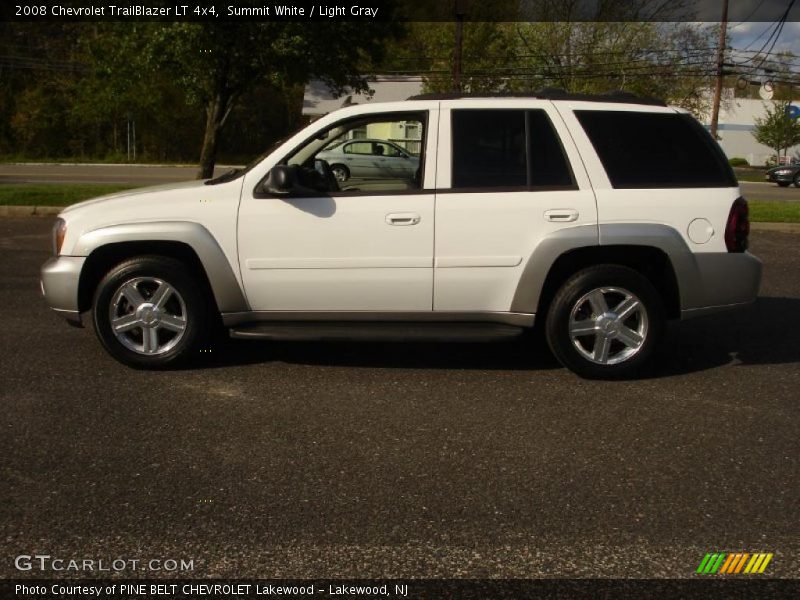 Summit White / Light Gray 2008 Chevrolet TrailBlazer LT 4x4