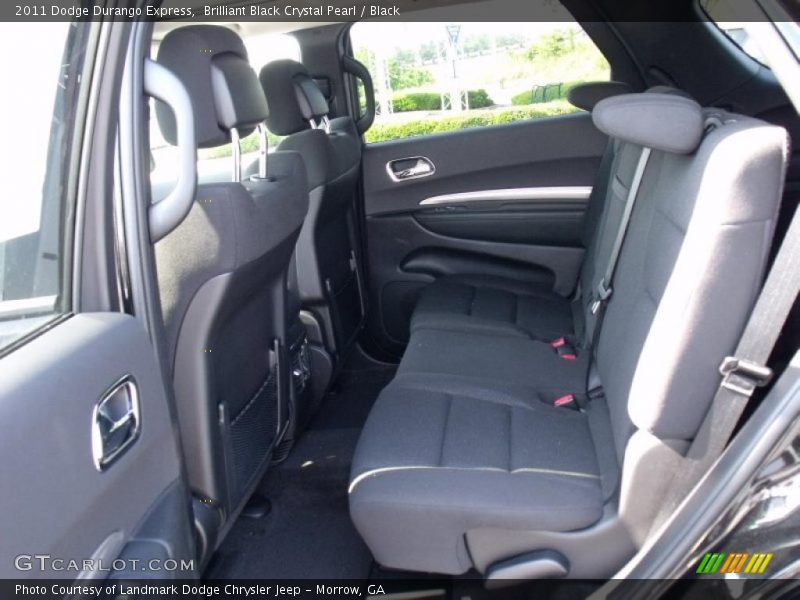 Brilliant Black Crystal Pearl / Black 2011 Dodge Durango Express