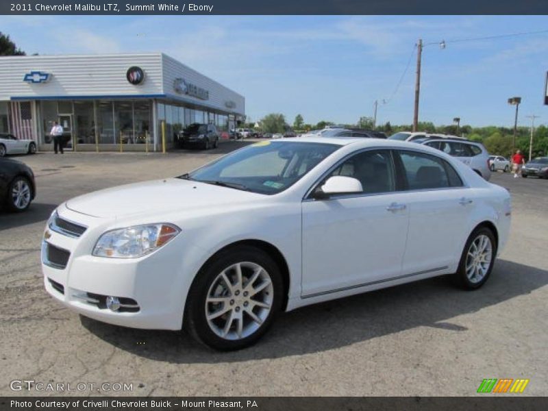 Summit White / Ebony 2011 Chevrolet Malibu LTZ