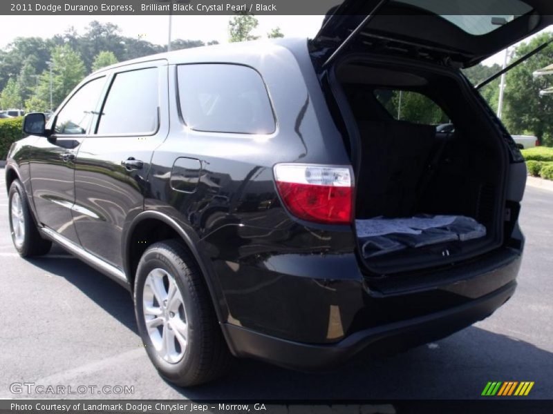 Brilliant Black Crystal Pearl / Black 2011 Dodge Durango Express