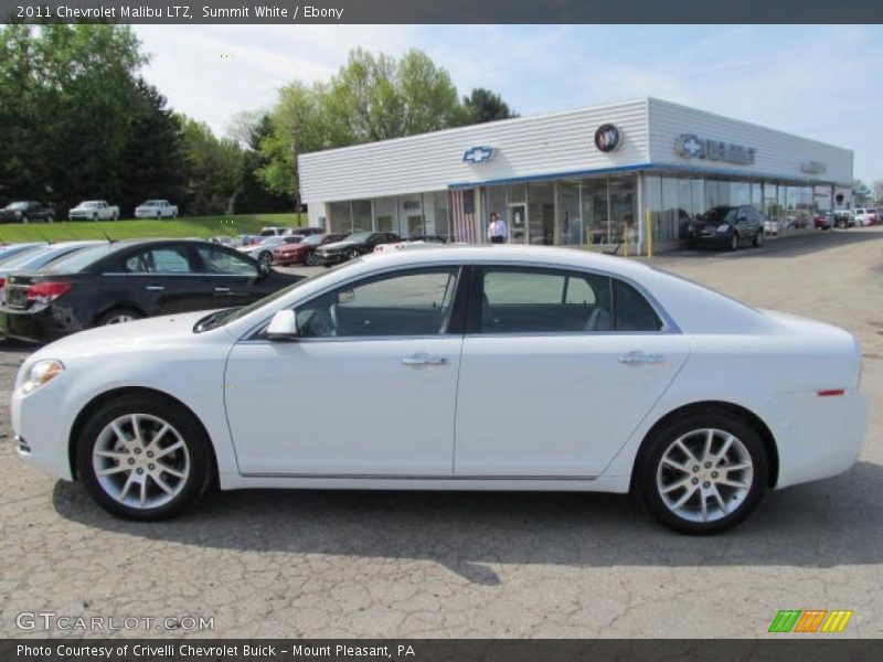 Summit White / Ebony 2011 Chevrolet Malibu LTZ