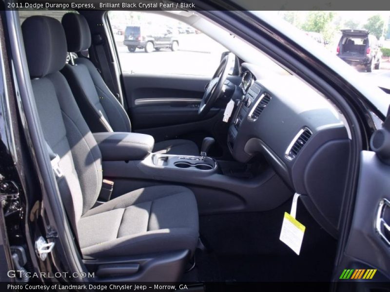 Brilliant Black Crystal Pearl / Black 2011 Dodge Durango Express