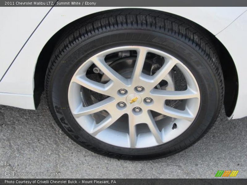 Summit White / Ebony 2011 Chevrolet Malibu LTZ