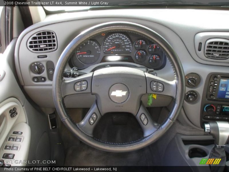 Summit White / Light Gray 2008 Chevrolet TrailBlazer LT 4x4