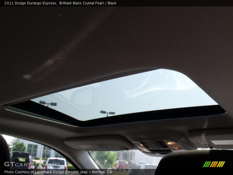 Brilliant Black Crystal Pearl / Black 2011 Dodge Durango Express