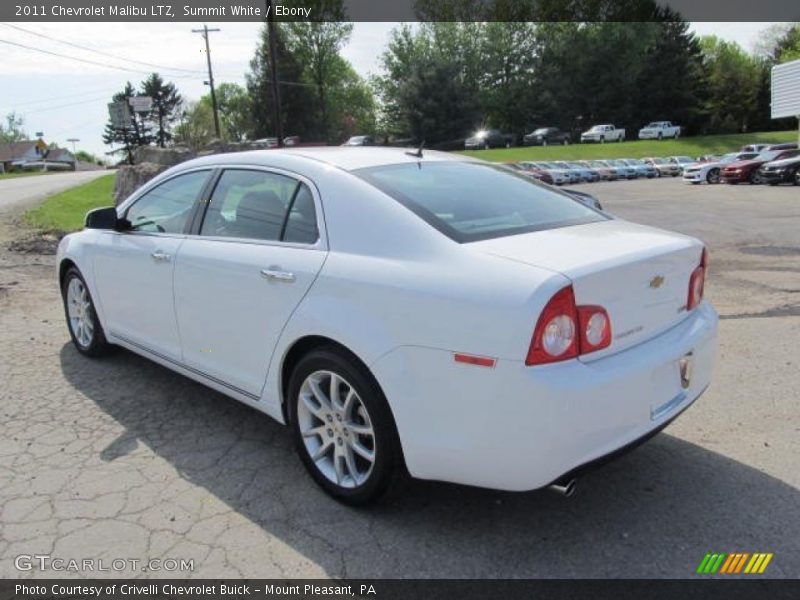 Summit White / Ebony 2011 Chevrolet Malibu LTZ