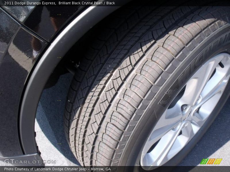 Brilliant Black Crystal Pearl / Black 2011 Dodge Durango Express