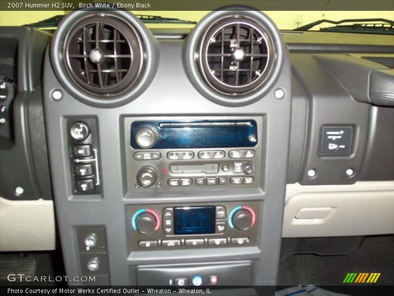 Birch White / Ebony Black 2007 Hummer H2 SUV