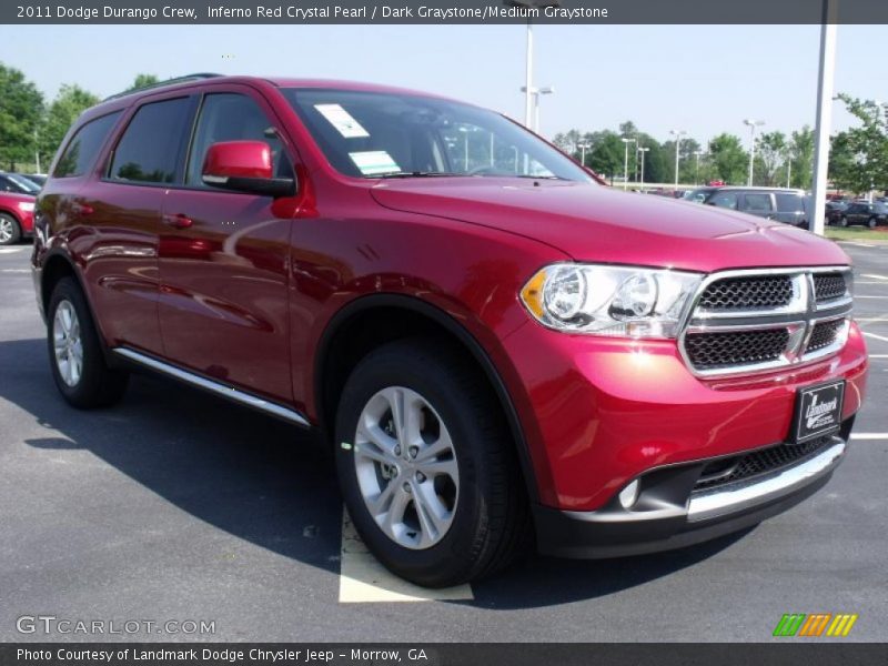 Front 3/4 View of 2011 Durango Crew