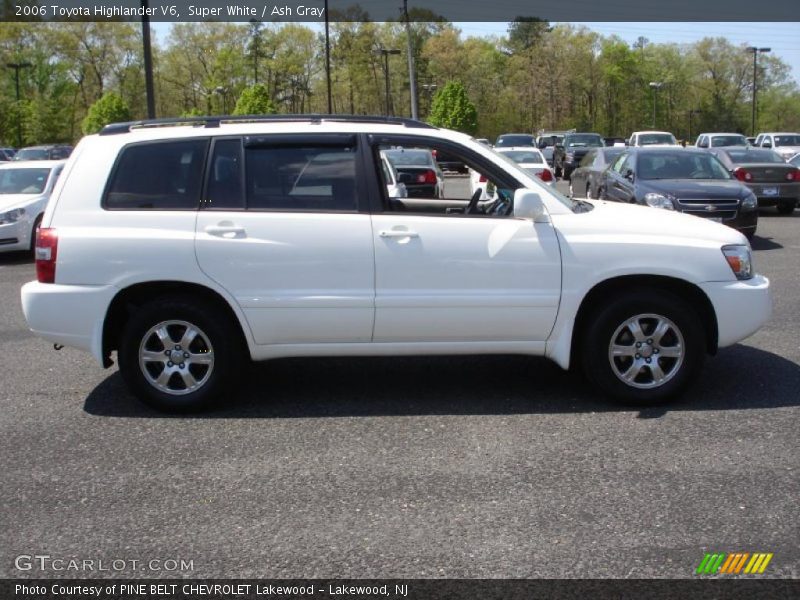 Super White / Ash Gray 2006 Toyota Highlander V6