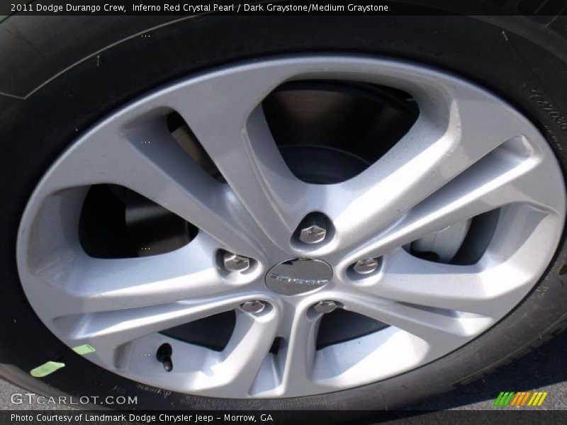Inferno Red Crystal Pearl / Dark Graystone/Medium Graystone 2011 Dodge Durango Crew
