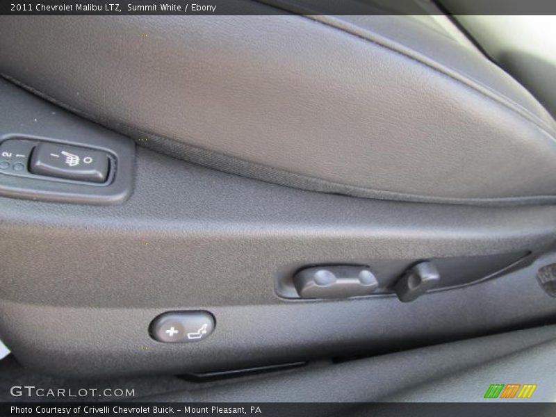 Summit White / Ebony 2011 Chevrolet Malibu LTZ