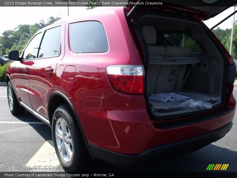 Inferno Red Crystal Pearl / Dark Graystone/Medium Graystone 2011 Dodge Durango Crew