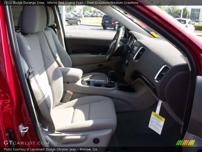 Inferno Red Crystal Pearl / Dark Graystone/Medium Graystone 2011 Dodge Durango Crew