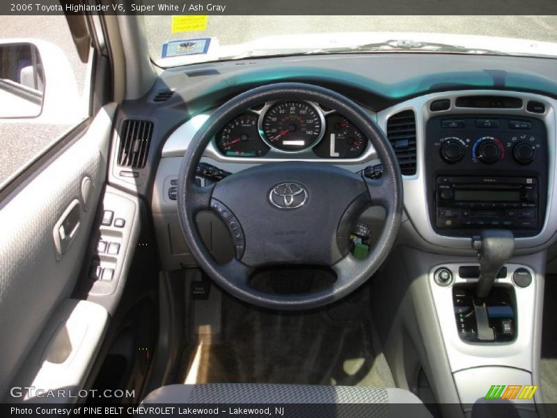 Super White / Ash Gray 2006 Toyota Highlander V6