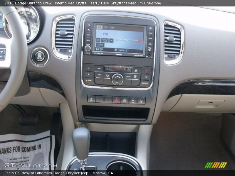 Inferno Red Crystal Pearl / Dark Graystone/Medium Graystone 2011 Dodge Durango Crew