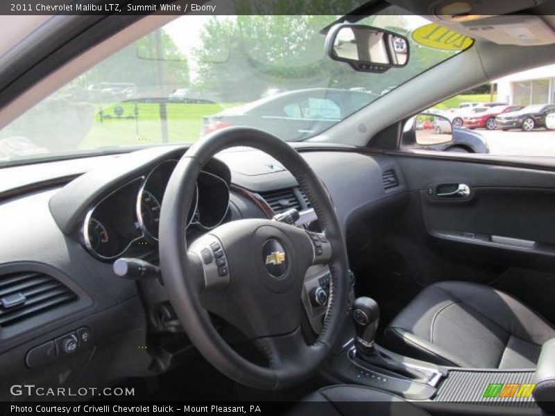 Summit White / Ebony 2011 Chevrolet Malibu LTZ