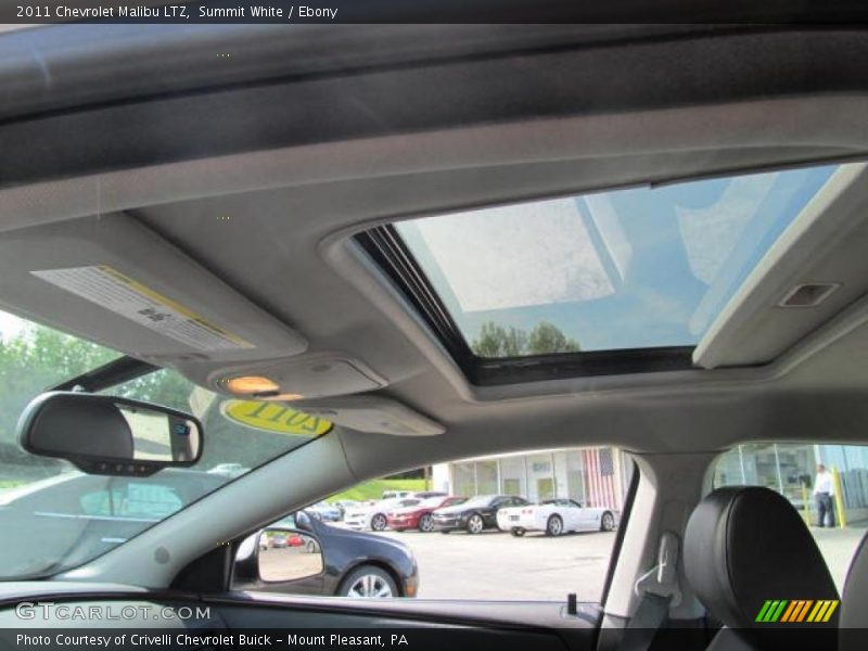 Summit White / Ebony 2011 Chevrolet Malibu LTZ