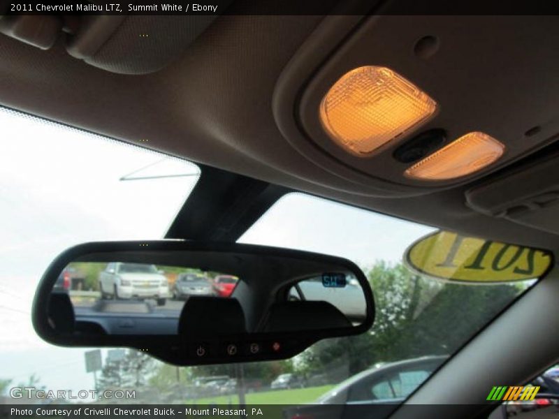 Summit White / Ebony 2011 Chevrolet Malibu LTZ