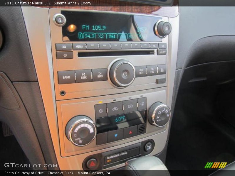 Controls of 2011 Malibu LTZ