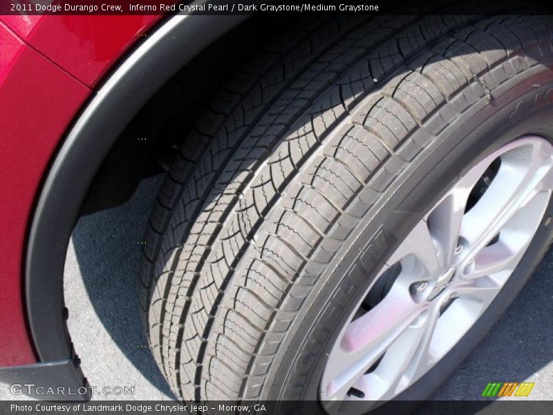 Inferno Red Crystal Pearl / Dark Graystone/Medium Graystone 2011 Dodge Durango Crew