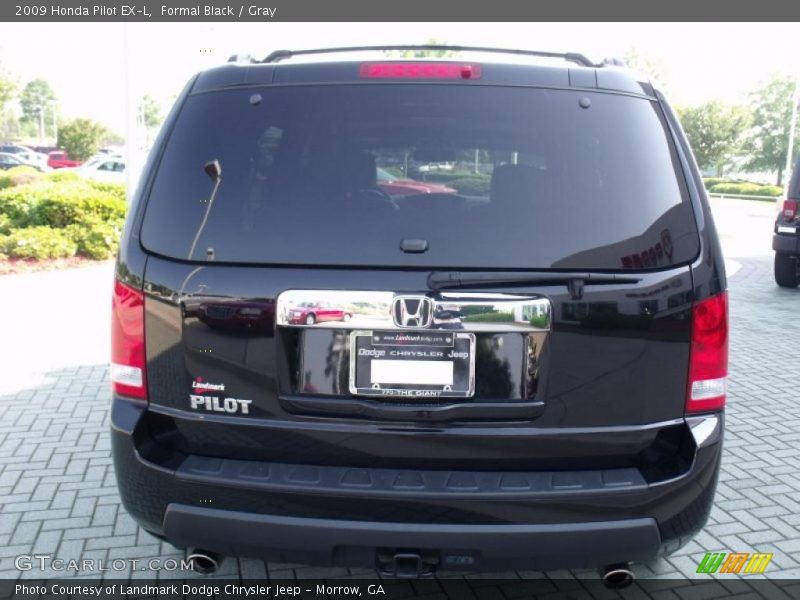 Formal Black / Gray 2009 Honda Pilot EX-L