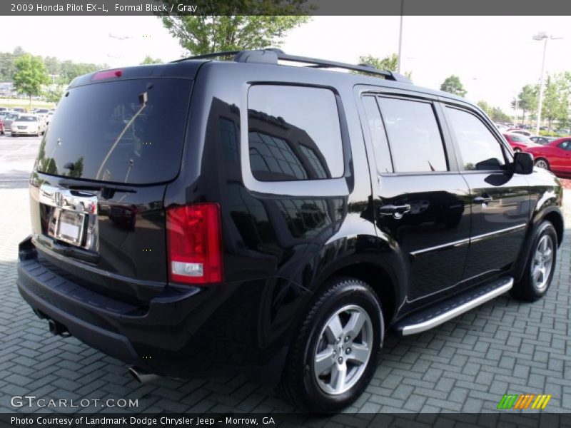 Formal Black / Gray 2009 Honda Pilot EX-L