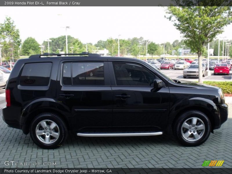 Formal Black / Gray 2009 Honda Pilot EX-L