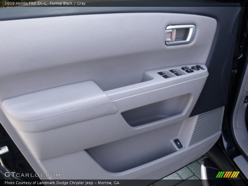 Formal Black / Gray 2009 Honda Pilot EX-L