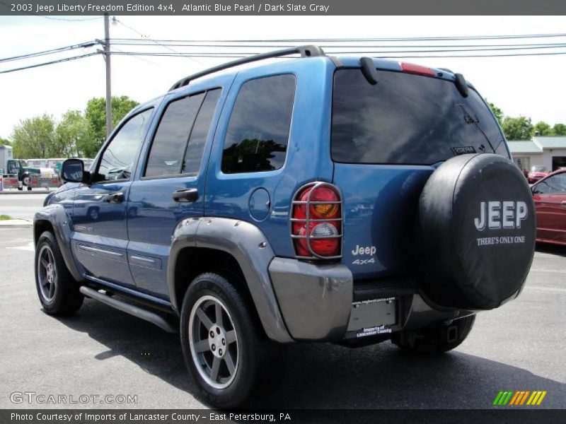 Atlantic Blue Pearl / Dark Slate Gray 2003 Jeep Liberty Freedom Edition 4x4