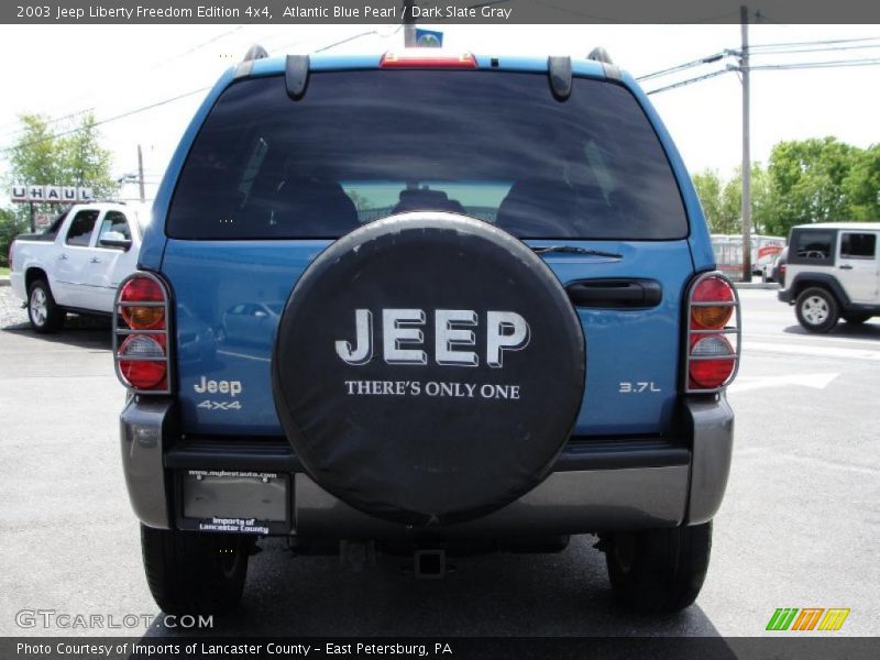 Atlantic Blue Pearl / Dark Slate Gray 2003 Jeep Liberty Freedom Edition 4x4