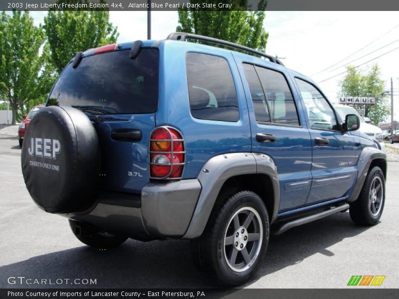 Atlantic Blue Pearl / Dark Slate Gray 2003 Jeep Liberty Freedom Edition 4x4