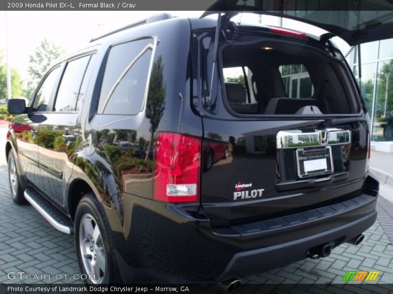 Formal Black / Gray 2009 Honda Pilot EX-L
