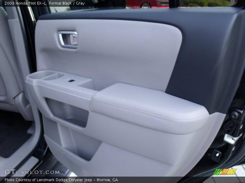 Formal Black / Gray 2009 Honda Pilot EX-L