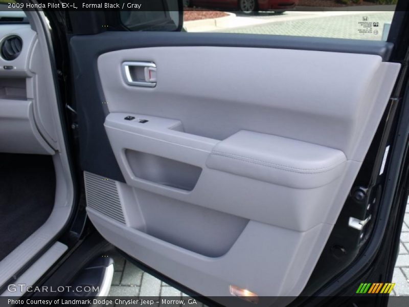 Formal Black / Gray 2009 Honda Pilot EX-L