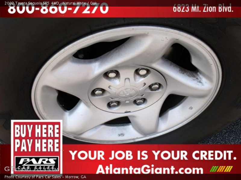 Natural White / Oak 2002 Toyota Sequoia SR5 4WD