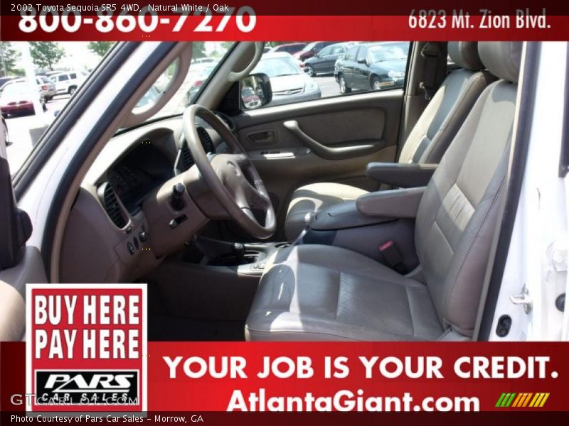 Natural White / Oak 2002 Toyota Sequoia SR5 4WD