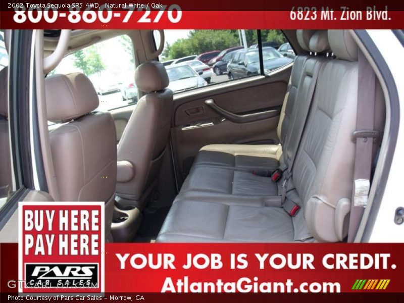 Natural White / Oak 2002 Toyota Sequoia SR5 4WD