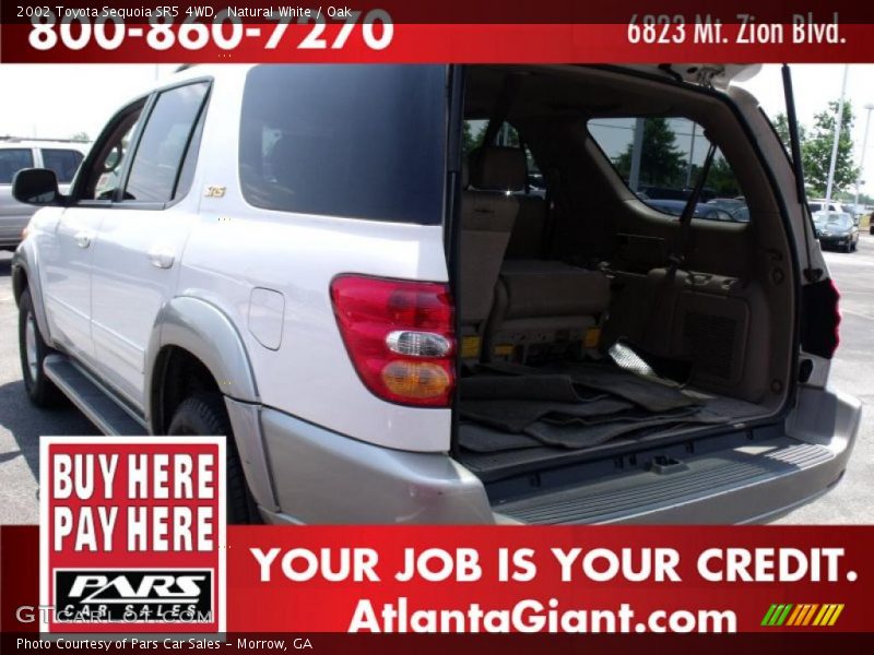 Natural White / Oak 2002 Toyota Sequoia SR5 4WD