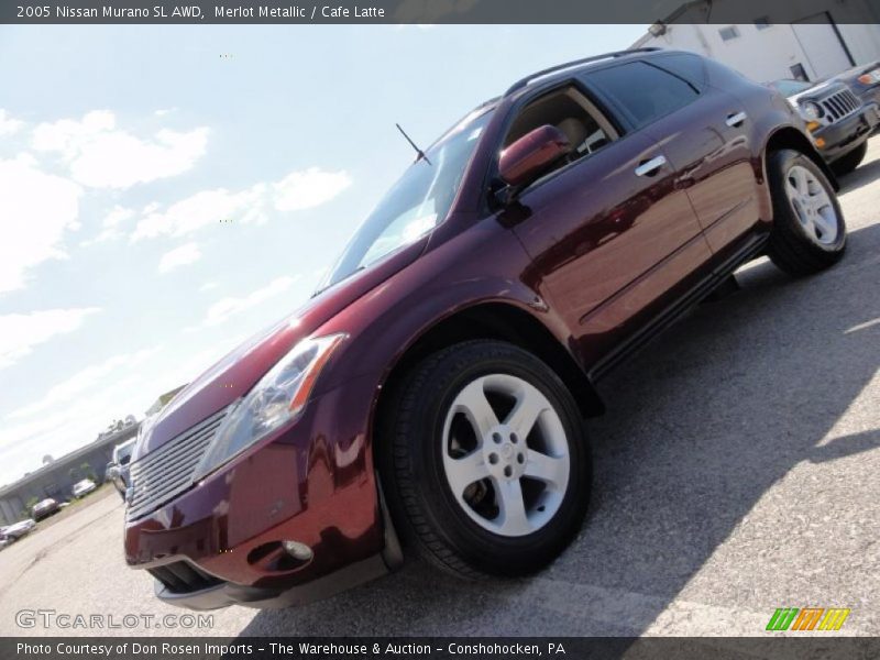 Merlot Metallic / Cafe Latte 2005 Nissan Murano SL AWD