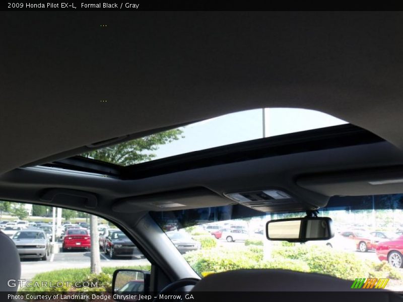 Formal Black / Gray 2009 Honda Pilot EX-L