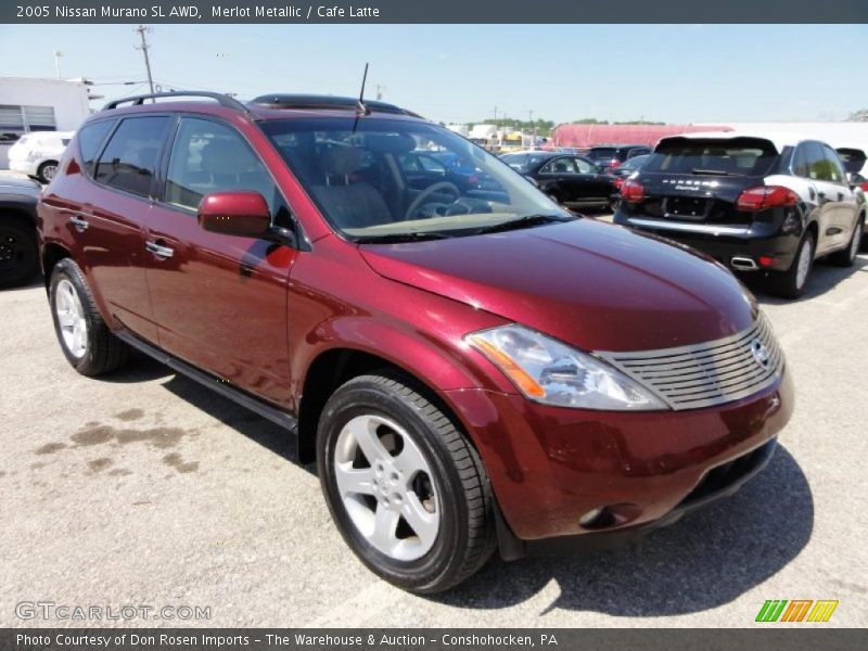 Merlot Metallic / Cafe Latte 2005 Nissan Murano SL AWD