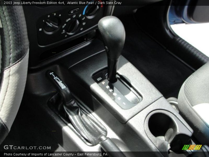 Atlantic Blue Pearl / Dark Slate Gray 2003 Jeep Liberty Freedom Edition 4x4